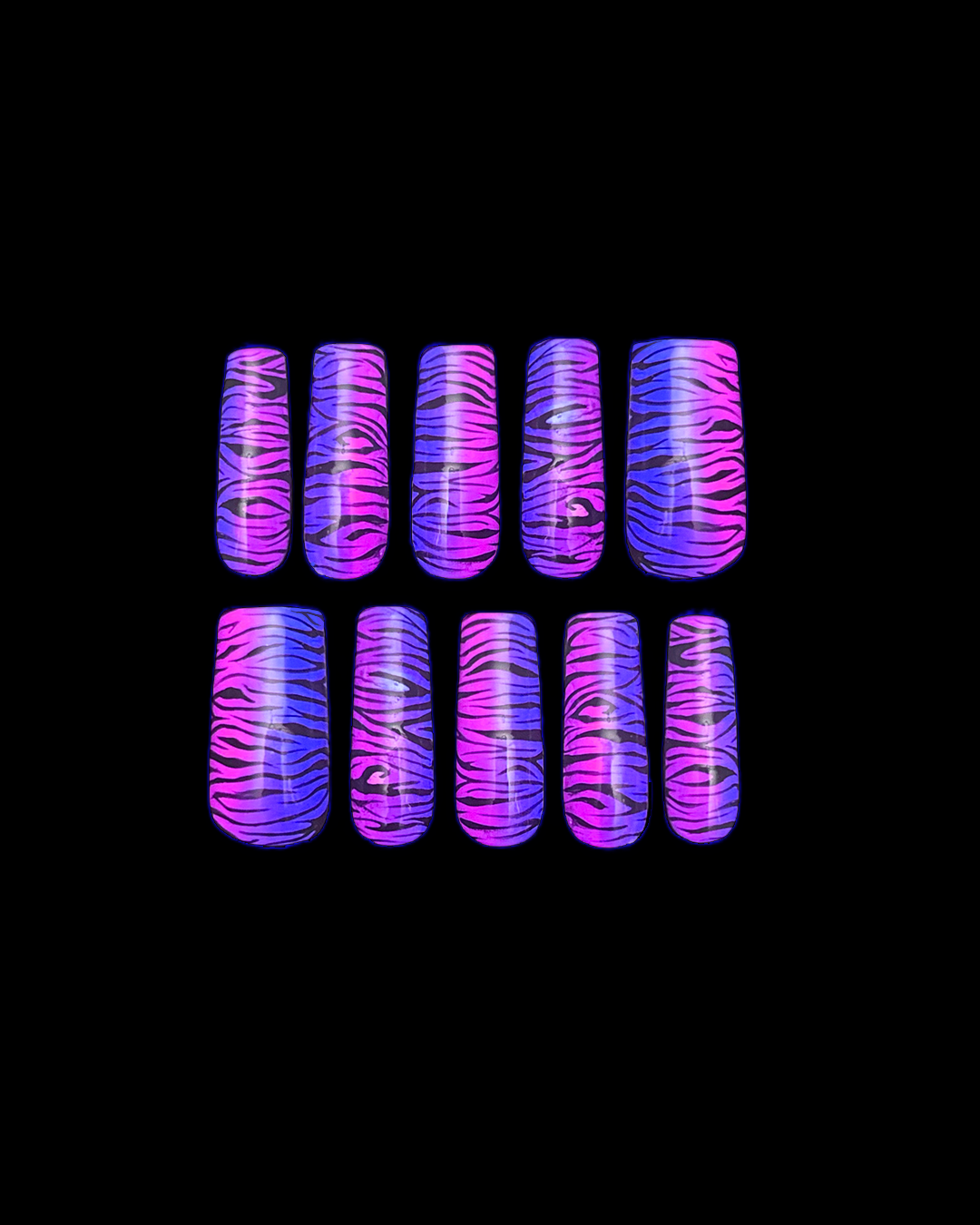 Ombré zebra print
