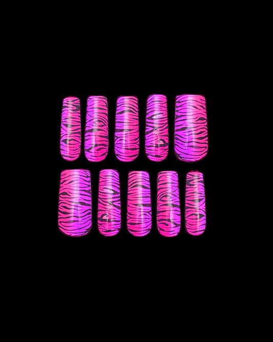 Ombré zebra print